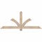 Ekena Millwork Redmond Smooth Timber Gable Bracket, Douglas Fir, 60"W x 25"H x 1 1/2"D x 3 1/2"F, 10/12 Pitch GBW060X25X0204RED00SDF - alternate 1